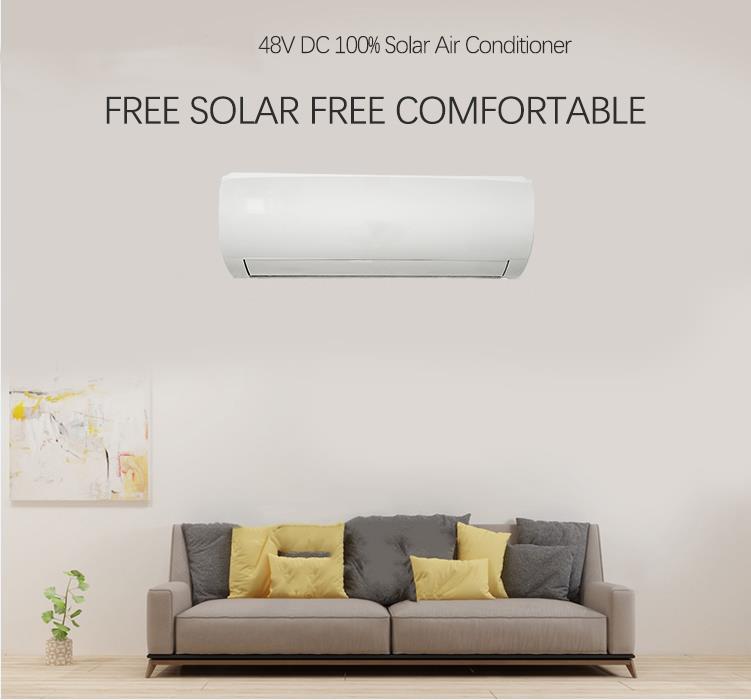 0 Product show 48V DC 100% solar air conditioner